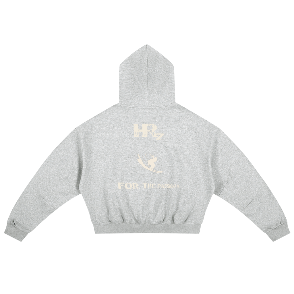 Darted Sleeve Hoodie - snow skiing