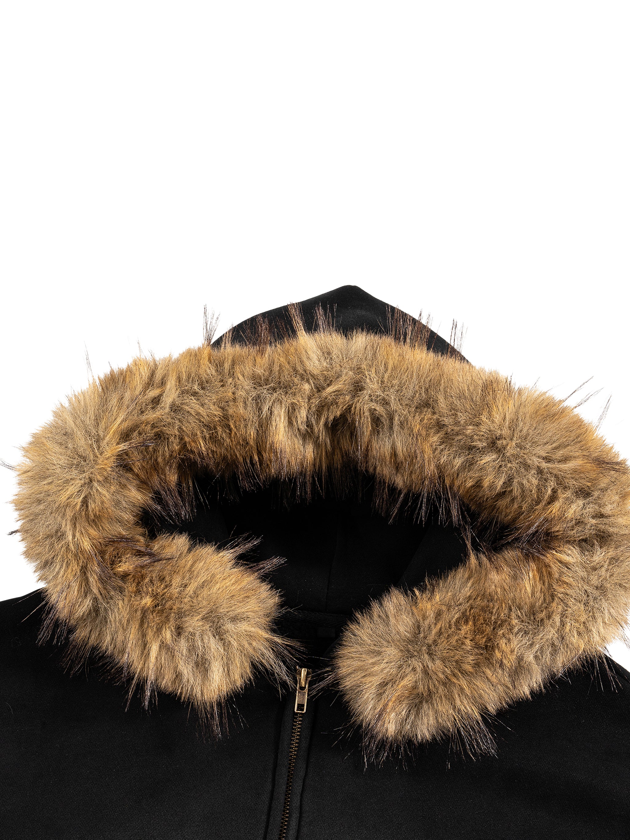 Detachbl Fur Hoodie,Heart Hoodie
