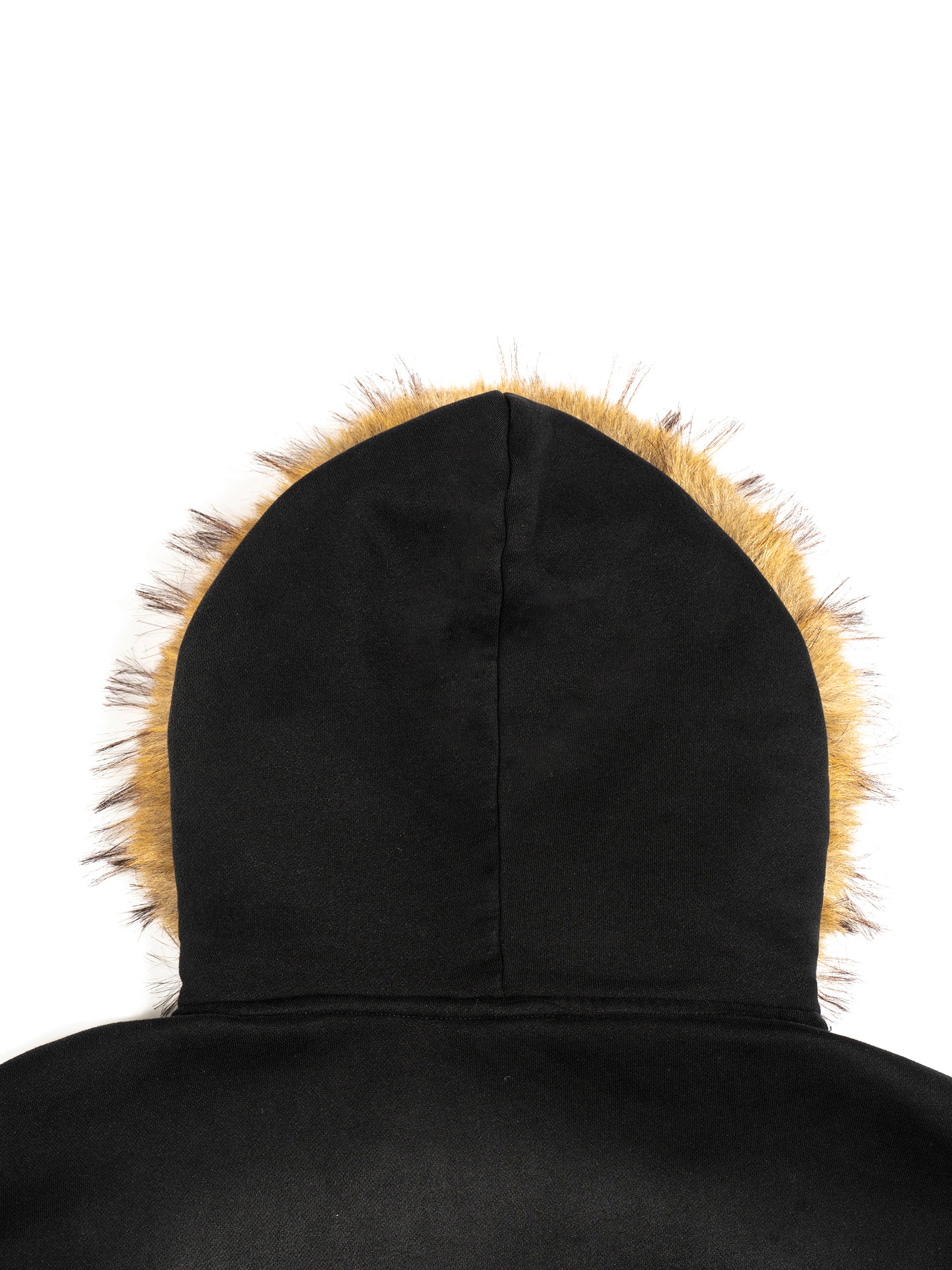 Detachbl Fur Hoodie,Fur Hoodie - Wings